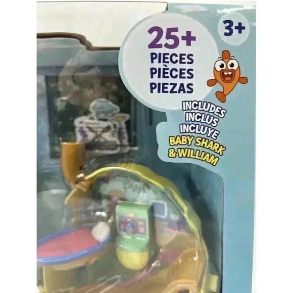 WowWee Baby Shark's Big Show! Shark House Playset Lights and Sounds Toddler Toy - Picture 2 of 5